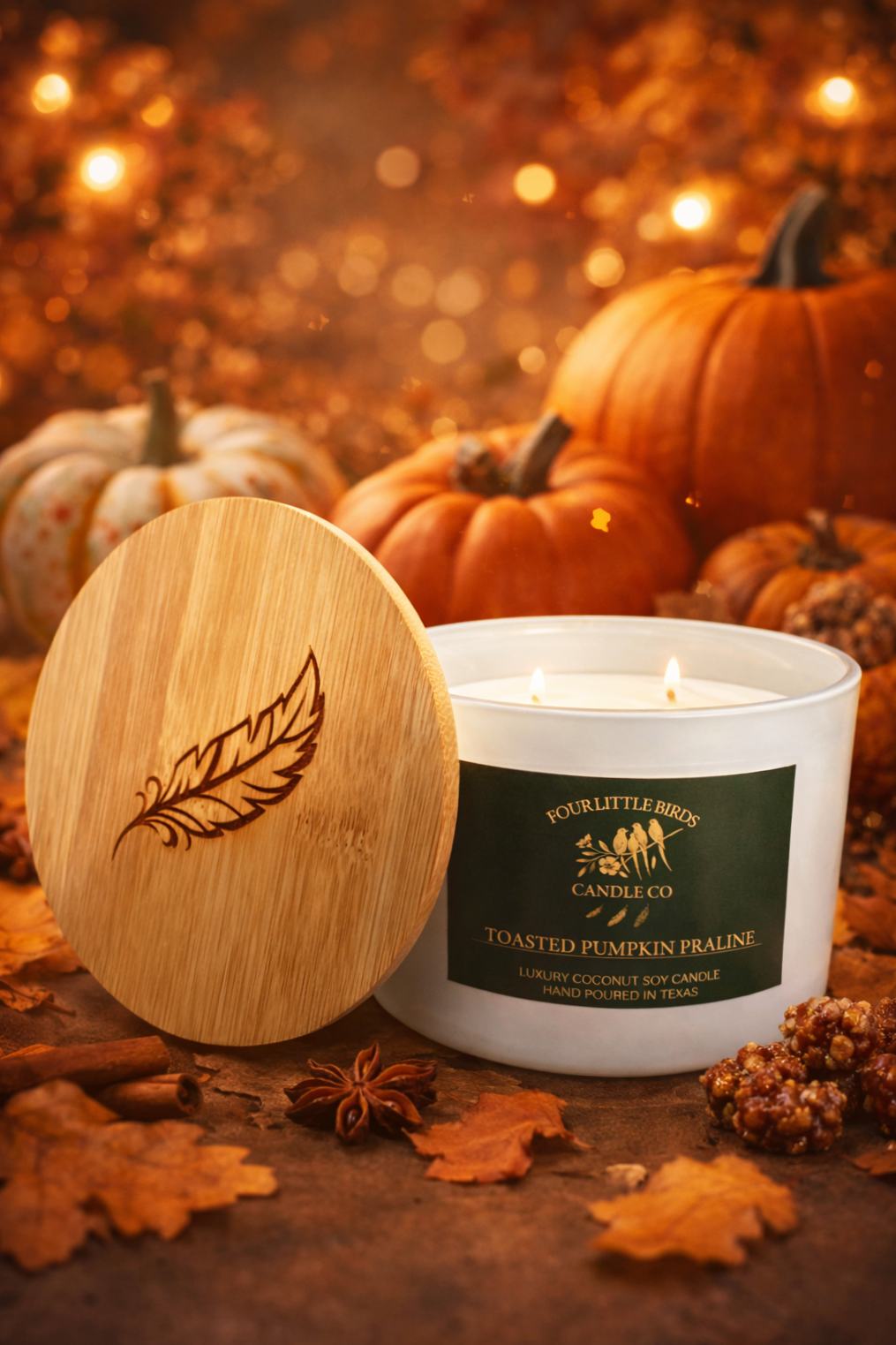 Toasted Pumpkin Praline  <br> 14 oz • 18 oz • 24 oz